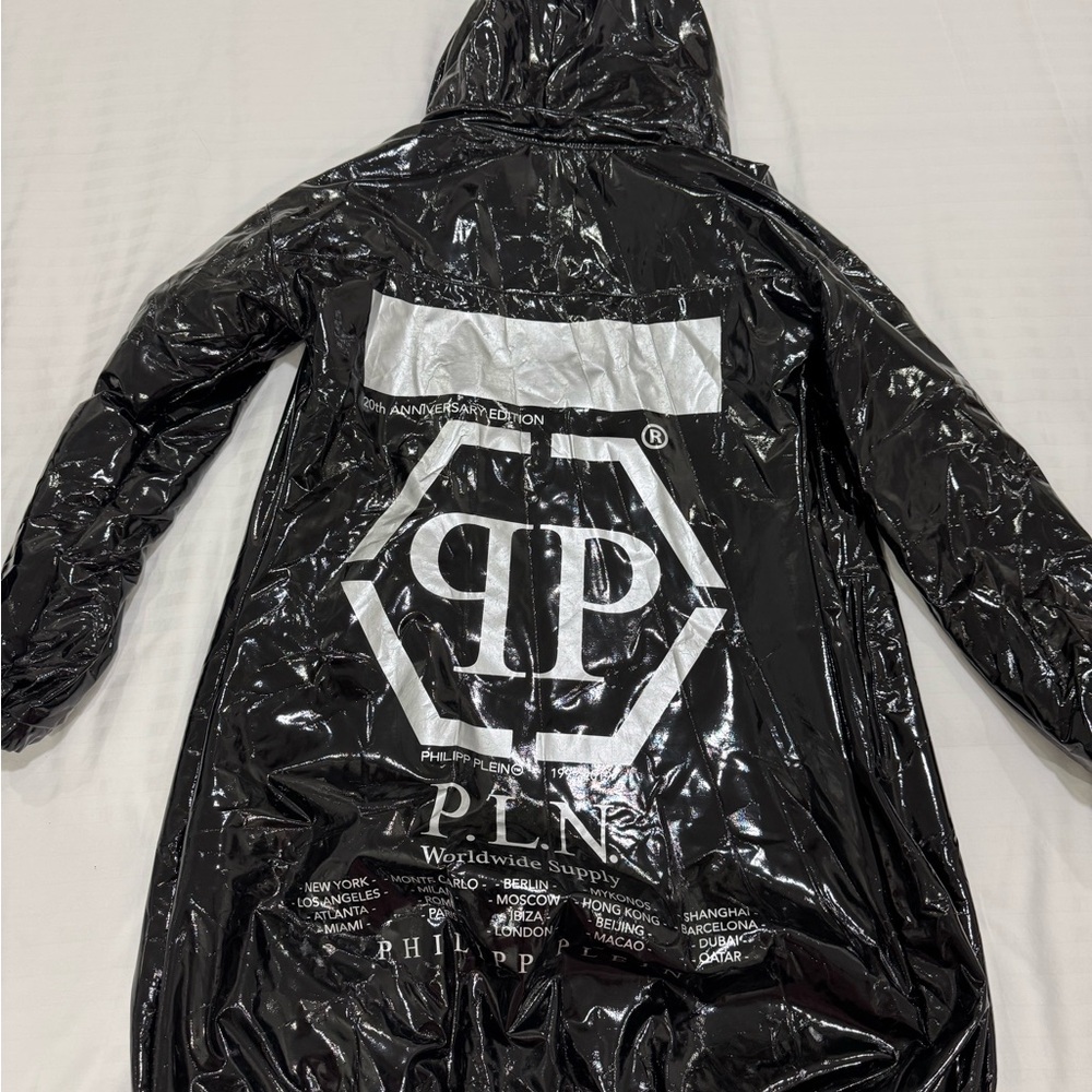 Philipp Plein LONG NYLON PUFFER JACKET